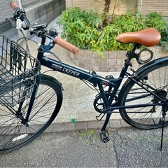 シティクロスバイク 27インチ シマノ製6段変速の画像