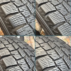 145/80R13 中古冬用タイヤと中古ホイールの4本セットの画像