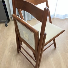 差し上げます！無印　折りたためる椅子の画像
