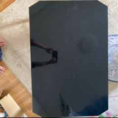 ローテーブル・座卓・低い机(ブラック・黒)の画像