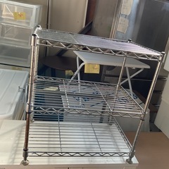 ミニスチールラック　サビ多め　中古の画像