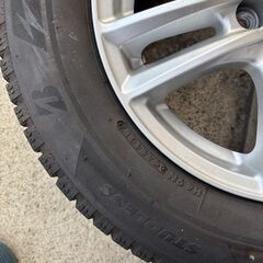 195 65 15　スタッドレス　ブリヂストン　VRX2　プリウス　タイヤホイールセット　2017の画像