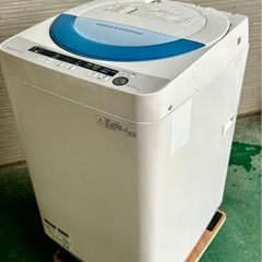 激安★SHARP 5.5kg 洗濯機 ES-GE55P 2015年製の画像