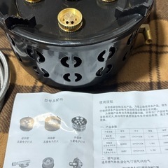 アウトドア ポータブル ハイパワーガスコンロ コンパクト 折りたたみ 5000 ポータブルガスコンロ パワフル|電子着火鍋やフライパンにこだわらない収納の画像