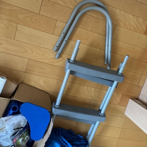 コストコプール&プール用はしご&水抜き用バスポンプ