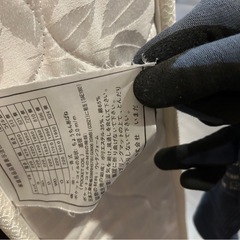 直接または近隣配送限定/ドリームベッド　セミダブルベッドフレーム　マットレスセット　収納付きの画像