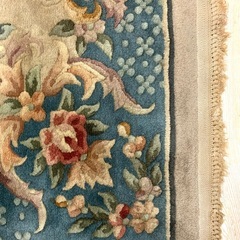 アンティーク 中国段通 手織り 絨毯 カーペット ラグ ペルシャの画像