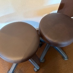美品イス　スツール　2脚セットの画像
