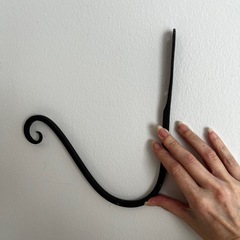 DIY鉄製プラントハンガーの画像