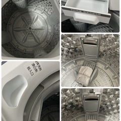 R423 ☀️ 2022年製の高年式！ TOSHIBA 洗濯機 （洗濯4.5㎏) AW-45M9 ⭐ 動作確認済 ⭐ クリーニング済の画像