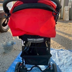 Aprica ベビーカー　air buggy 赤黒　スムーヴの画像