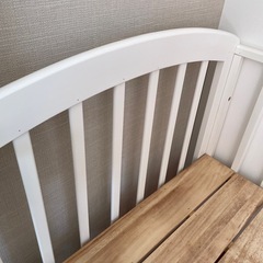 ベビーベッド【カトージ】白＊美品＊ハイタイプの画像