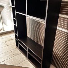 直接または近隣配送限定/ニトリ 木製テレビボードNウェルカー120 DBRの画像