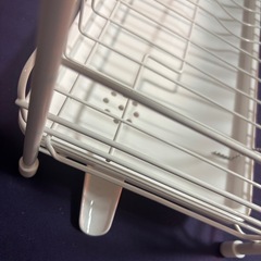 ニトリ、スリム２段水切りラックの画像