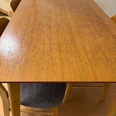 【早い者勝ち】【LOWYA】[幅120] ダイニングテーブルセット の画像