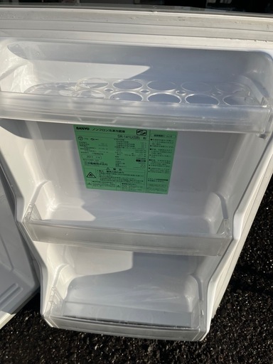 SANYO ノンフロン冷凍冷蔵庫 型番：SR-141U（SB）配送可能