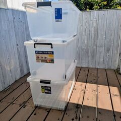 キャスター付き収納ケース（3個セット）の画像