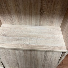 非対面　ジャンク品　フラップ扉付き本棚 の画像