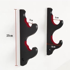 野球バットディスプレイハンガー野球バット 壁掛け 装飾 木製の画像