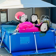 コストコプール&プール用はしご&水抜き用バスポンプの画像