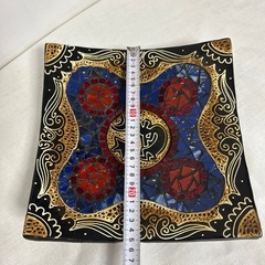 アジアンデザイン　モザイクトレイの画像