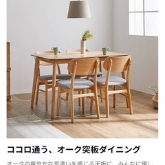 【早い者勝ち】【LOWYA】[幅120] ダイニングテーブルセット の画像