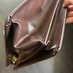 GUSTO ジーガスト(風) ブラウンレザー ビジネスバッグの画像