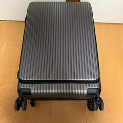 非対面渡し　多機能スーツケース　Ｍ　グレーの画像