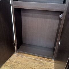 ★リユースのサカイ水戸店★  ドレッサー ダークブラウン H175×D45×W60 クリーニング済み MT6768の画像