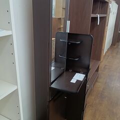 ★リユースのサカイ水戸店★  ドレッサー ダークブラウン H175×D45×W60 クリーニング済み MT6768の画像