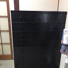 【受取予定者決まりました】木製タンスの画像