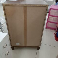 ★リユースのサカイ日立店★HJ8673 NITORI シューズボックス ダークブラウン H94×D35×W60 クリーニング済み の画像