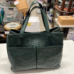 A2512-466 オーストリッチバッグ　中古美品の画像