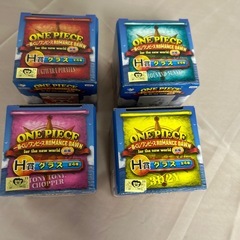 未使用　ワンピース　ロマンスドーン　一番くじ　グラス4個の画像