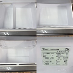 I386 🌈 ジモティー限定価格！ AQUA 冷蔵庫 (355L) ⭐ 動作確認済 ⭐ クリーニング済の画像