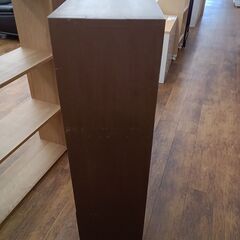 ★リユースのサカイ水戸店★  フリーラック ダークブラウン H123×D29.5×W136 クリーニング済み MT6770の画像