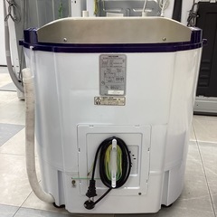 🧺春日市🧺定価16,380円🧺二層式洗濯機　マイセカンドランドリー　2022年式　 TOM-05h🧺No5421の画像