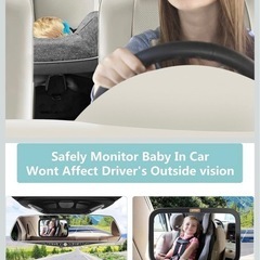 後部座席　ベビーミラーの画像