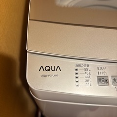 AQUA 縦型洗濯機7kgの画像