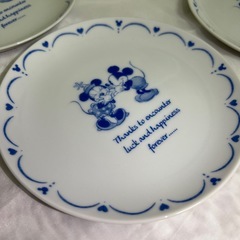 未使用　ディズニー　アニバーサリーパーティプレートセット　4枚の画像