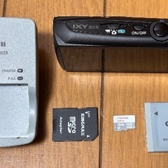 📷カメラ番号14 【CANON  IXY 30S】コンパクトデジタルカメラ 黒 コンデジ 軽量 写真 動画可能  保管場所での引き取りは値引きしますの画像
