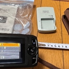 📷カメラ番号14 【CANON  IXY 30S】コンパクトデジタルカメラ 黒 コンデジ 軽量 写真 動画可能  保管場所での引き取りは値引きしますの画像