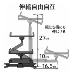 タブレットホルダー　後部座席の画像