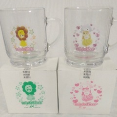 未使用　ミスド×リカちゃん　ガラスマグカップ2個の画像