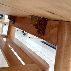 ★リユースのサカイ日立店★HJ8676  折りたたみテーブル ナチュラルブラウン H38×D70×W120 クリーニング済み の画像