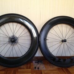 カーボン ディープホイール クイック・スプロケ付属の画像