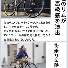 【取引中】黒金 クロスバイク リグ       の画像