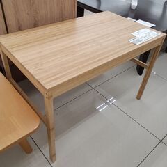 ★リユースのサカイ日立店★HJ8677 IKEA テーブル ナチュラルブラウン H53×D47×W80 クリーニング済み の画像