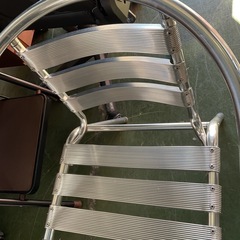 ガーデンチェア　アルミチェア　１個5000円　在庫２個 中古の画像