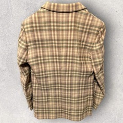 Aquascutum チェック柄 テーラードジャケットの画像